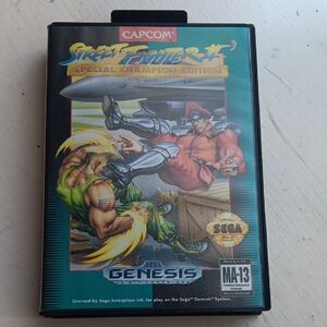 Street Fighter II Special Champion Edition for Sega Genesis - Black
